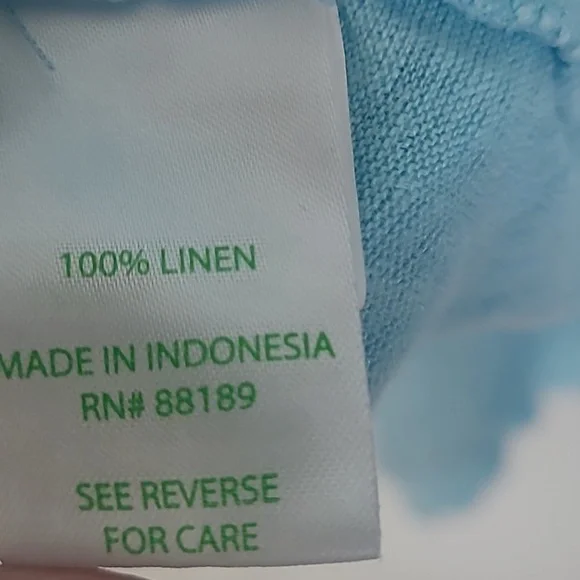 Lily Pulitzer Rollins linen lightweight slouchy pocket tee shirt top. Size M - Picture 6 of 6